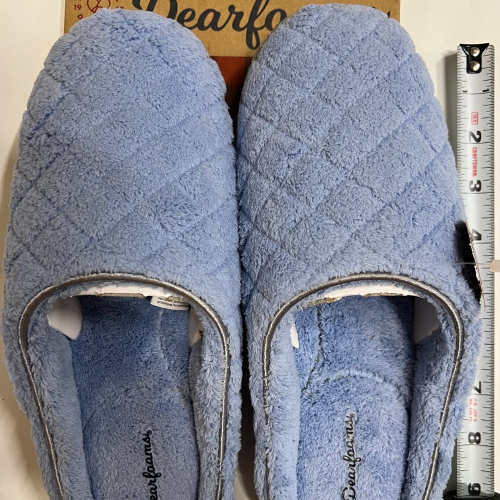 Dearfoams Womens Quilt Memory Foam Clog Slipper Medium 7-8 - Picture 4 of 4